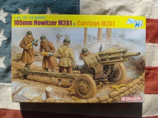 Dragon 6499 105mm Howitzer M2A1 & Carriage M2A1